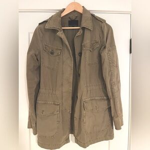 Banana Republic utility coat in olive green size small